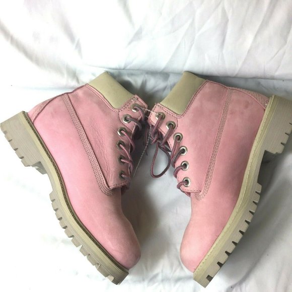 Timberland Genuine Leather Girls Boots Size 12.5 - Picture 7 of 7